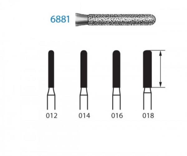 Frese diamante 6881 parallelo con smusso, tondo FG turbina (5u.) - 8881314014 Img: 202202261