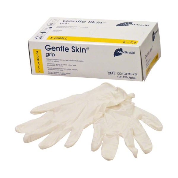 Gentle Skin Grip: Guanti in Lattice Non Sterili (100 pezzi) - Taglia XS Img: 202507191