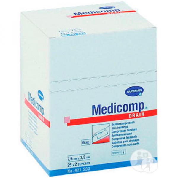 Medicomp GASAS 30gr. Estéril 7,5x7,5cm. (40sobresx5u.) Img: 201807031