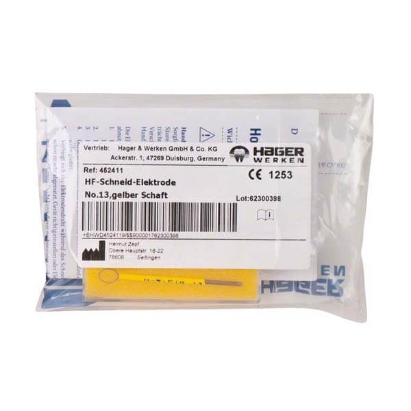 Punta dell'elettrodo HF (giallo) - Nº 13 Img: 202308191