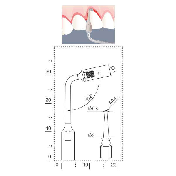 Scaler Strumento per periodonzia fig. St 2/3 - Strumentario dentale - Vendita online: prezzi per Medici e professionisti | Medical Center Italia Scaler Strumento per periodonzia fig. St 2/3 - Strumentario dentale - Vendita online: prezzi per Medici e professionisti | Medical Center Italia
