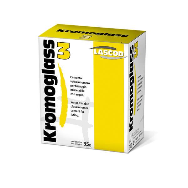 KROMOGLASS 3: Cemento vetro ionomero (35gr) Img: 202204301