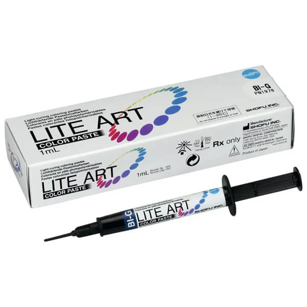 Lite Art: Coloranti in pasta fotopolimerizzabili - Blu Grigio (1 ml) Img: 202503151