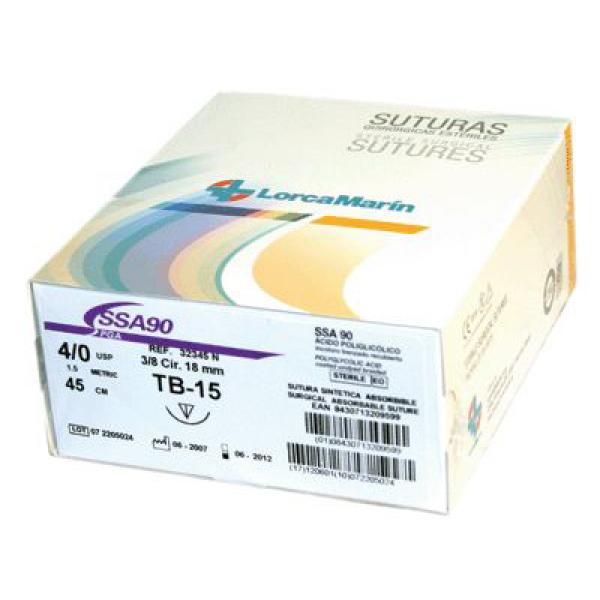 SUTURA sintetica assorbibile TB-15 (TB-15 3/0 SSA40 36u.) Img: 201807031