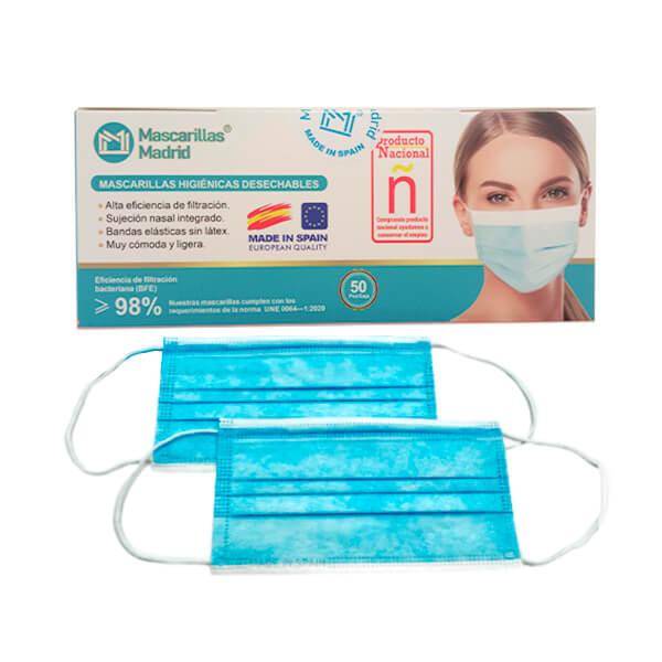 Mascherine monouso fabbricate in Europa (50 unità) Img: 202202121