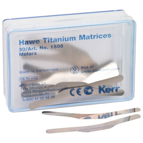 Matrici in titanio per l'adattamento dentale (30 pezzi) - Molare Img: 202503151