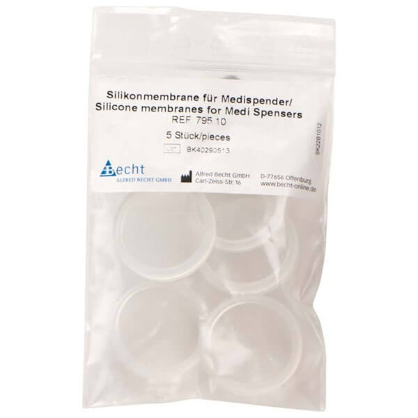 Membrana in silicone per dispenser medico (5 unità) Img: 202508091