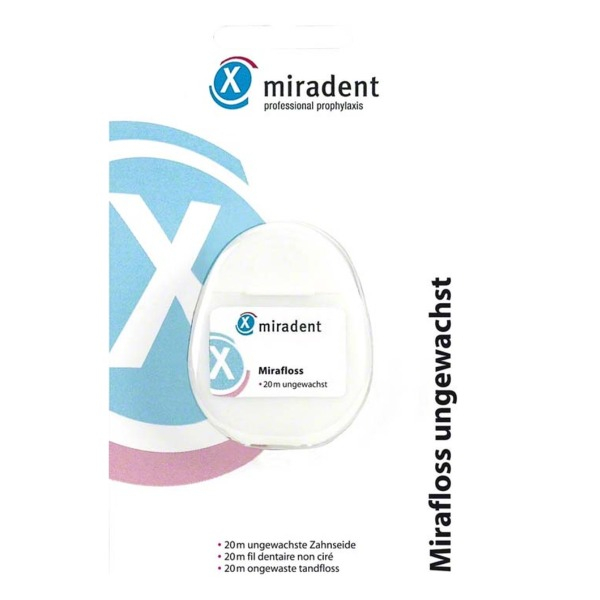 Mirafloss: Nastro dentale con PTFE (20 m) - Senza cera Img: 202308191