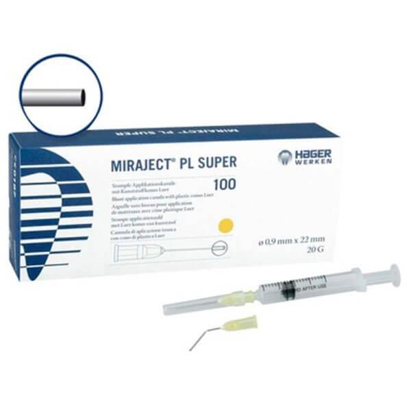 MIRAJECT PL SUPER: Cannule per applicazione e irrigazione 0,9 x 22 mm (100 u) Img: 202201081