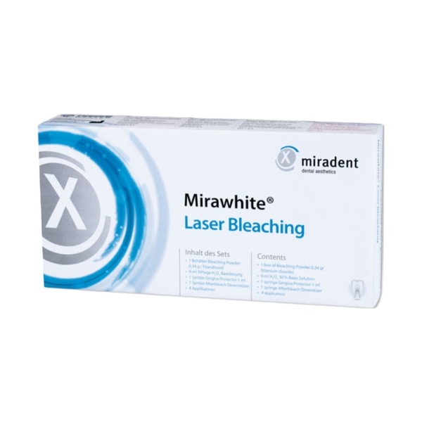 Mirawhite: Kit gel sbiancante per denti con laser a diodi Img: 202308191