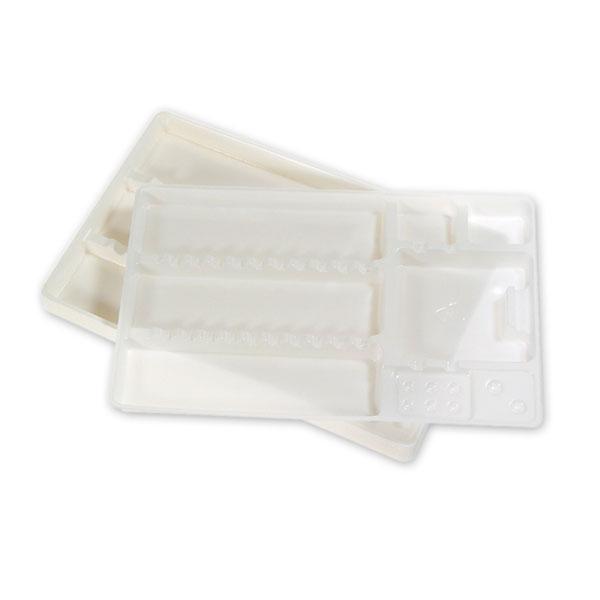 Compart piatti di plastica. 28x18cm. 380U Img: 201905251