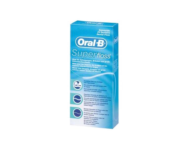 Oral-B Superfloss: Filo interdentale (50 fili) Img: 202309231