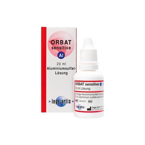 Orbat Sensitive: Soluzione di solfato di alluminio al 25% (40 ml) Img: 202306031