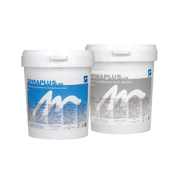Ormaplus Lab 90: Silicone additivo per laboratorio e catalizzatore - 2,5Kg + 2,5Kg Img: 202303251