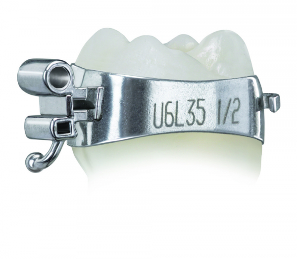 Tubo Ortodontico Dentale Roth .022 Con Fascia - Per Molare Convertibile, Metallo, Confezione 4 Pezzi/set - Foto 9