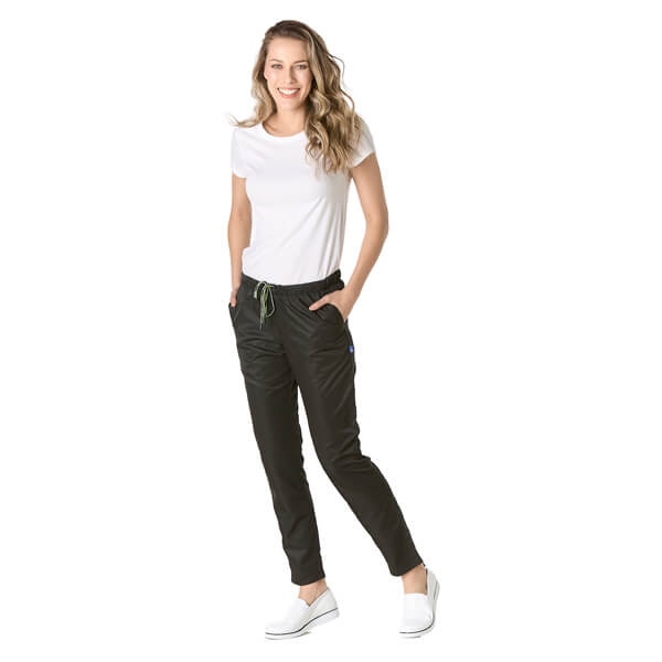 Pantaloni sanitari Futura Slim Donna Antibatterico Repellente - XS - Nero Img: 202212241