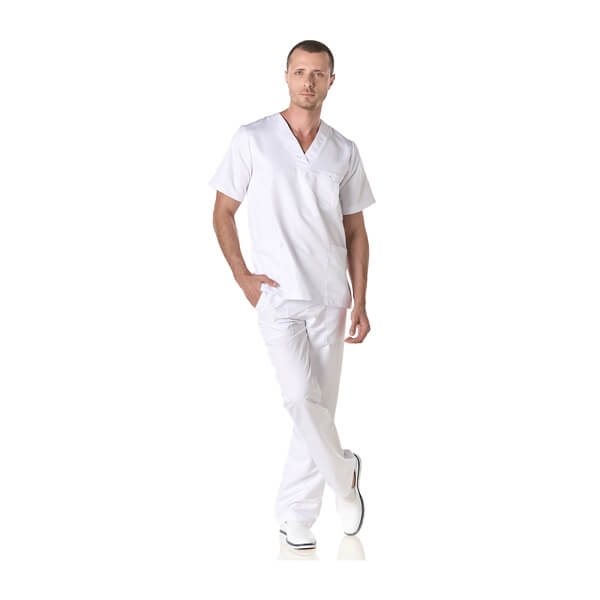 Set Sanitario Dr House Uomo Repellente Antibatterico - S - Bianco Img: 202212241