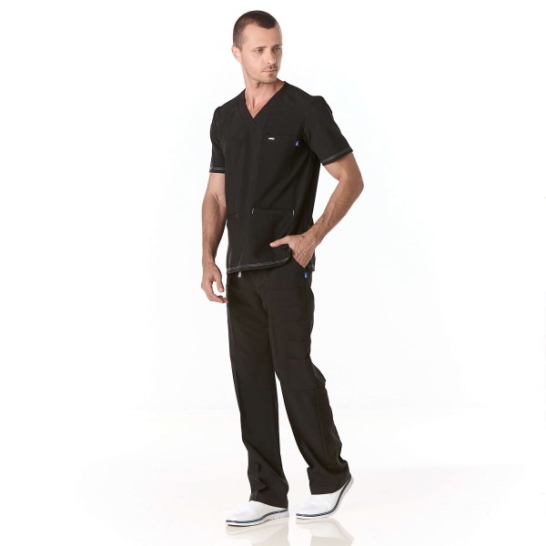 Set Sanitario Yale Uomo Repellente Antibatterico - S - Nero: Img: 202304081