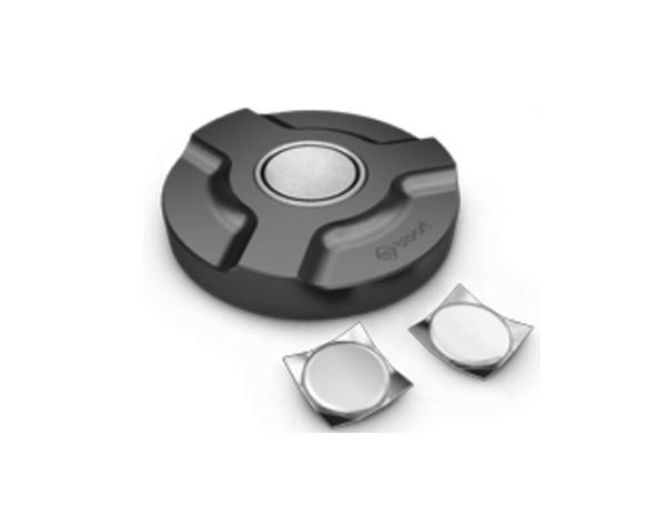 Gedotec Chiusura magnetica bianca con piastra di avvitamento