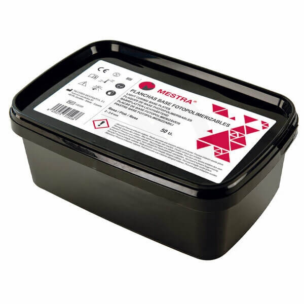 Lastre di base fotopolimerizzabili rosa - 2.2 - 2.4 mm Img: 202307011