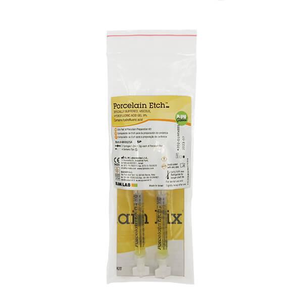 Porcelain Etch: Acido Fluoridrico 9% (2 Siringhe da 1,2 ml + 4 punte) Img: 202109111