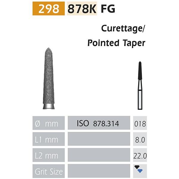 FG diamond frese ISO 878K-314-524-018 BLU / trasp. X5UDS. Img: 201807031