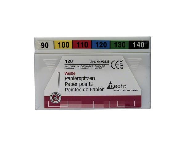 Punte di carta bianco assortite (ISO 28mm) - ISO 090-140 (120 pz.) Img: 202108141