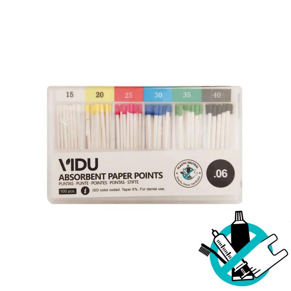 Punte di carta endodontica .06 (100 unità) - ASSORTIMENTO Nº15-40 Img: 202509061
