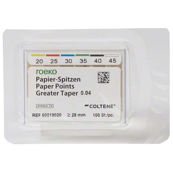Punte di Carta Greater Taper 0,04 (144 pz.) - Assortimento 20-45 (100 unità) Img: 202304081