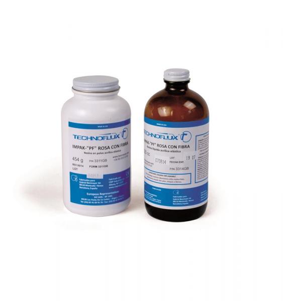 IMPAK resina acrilica Rosa - Polvere e liquido (454gr+325ml) Img: 201907271