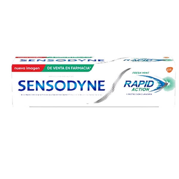 Dentifricio per la sensibilità dentale (75 ml) - Rapid Action Fresh Mint Img: 202304081