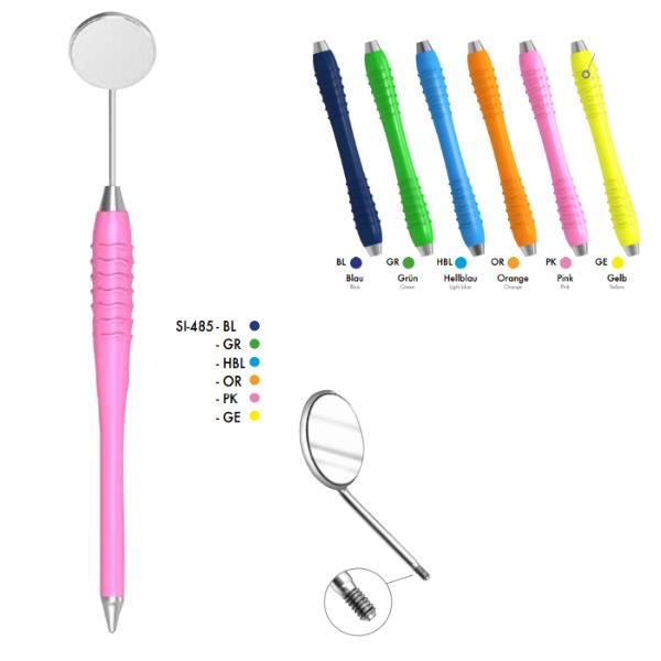 Manico Specchio Colorato Silikon (1 u) SI-485-PK ROSA Img: 202009261