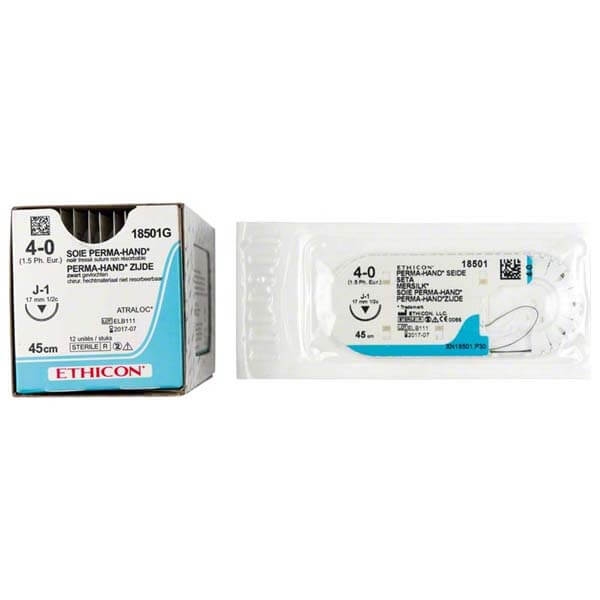 Sutura di Seta Perma-Hand 45 cm (12 pz) Img: 202308191
