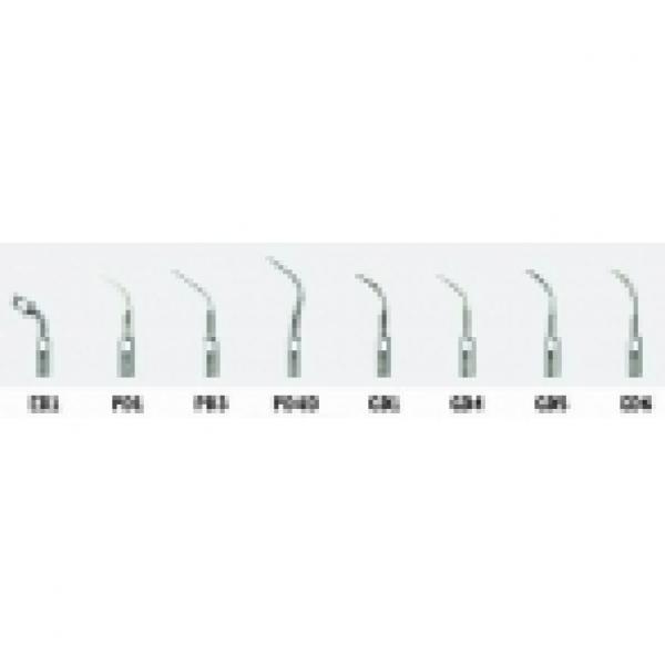 ASSORTED TIPS SCALER D7 APARATOLOGIA ultrasuoni Contiene: GD1x1, GD4x1, Img: 202210151