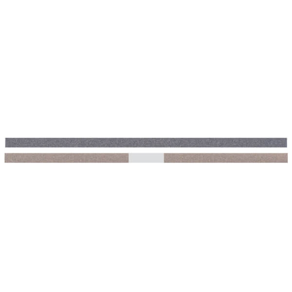 Strisce abrasive senza spazio per la lucidatura dentale (12 pz) - Un lato Grano super fine (4 x 150 mm) Img: 202307011