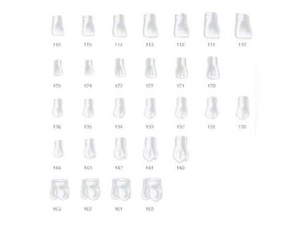 Strisce  di corone trasparenti (5 u.) - Nº 160 Img: 202005021