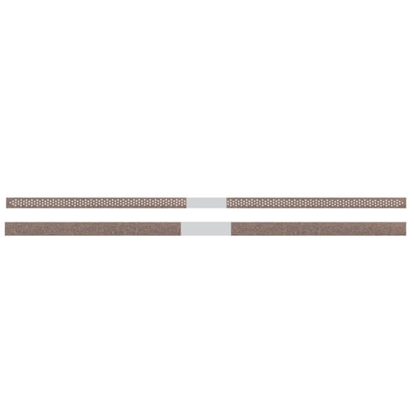 Strisce diamantate a grano medio (10 pezzi) - Un lato non perforato (4 x 150 mm) Img: 202307011