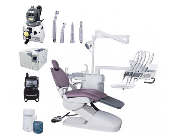 Unità Dental Flex Up - Pacchetto completo per la clinica dentale-Pack clinica dentale completo II: Sedia dentistica Flex Up alta + kit rotante + installazione Img: 202109111