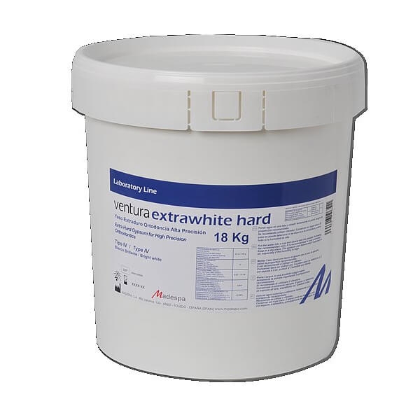 Ventura Extrawhite Hard: Gesso estruso di tipo III - 18 kg. Img: 202409281
