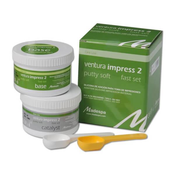 Ventura Impress 2 Putty Soft: Silicone a consistenza morbida (Set di 300 + 300 ml) - FAST Img: 202205141