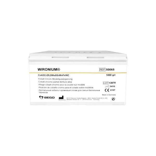 Wironium: Lega Cobalto-Cromo per Modelli Dentali (1 kg) Img: 202508091