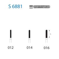 Fresa S6881.314. Diamante cilindrico arrotondato FG (5 unità) - Nº012 Img: 202203191