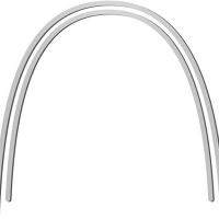 Arco rettangolare in acciaio - Forma naturale (10u)-.016"x.016" Inferior Img: 202010171