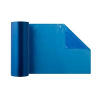 Bavaglini di plastica blu - 160 x 53 cm - 100 unità Img: 202011211