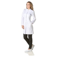 Camice Sanitario Lussemburgo Donna - Repellente Antibatterico  - XS - Bianco Img: 202212241