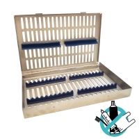 Cassa in acciaio inossidabile per strumenti - 20 Strumenti Img: 202312091
