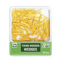 Cunei dentali di legno (100 pz) - Arancione Img: 202110231 Cunei dentali di legno (100 pz) - Arancione Img: 202110231