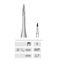 Fresa H249M fiamma Extrafine C. Tungsteno FG (5u) H249M-314-007 Img: 201809011