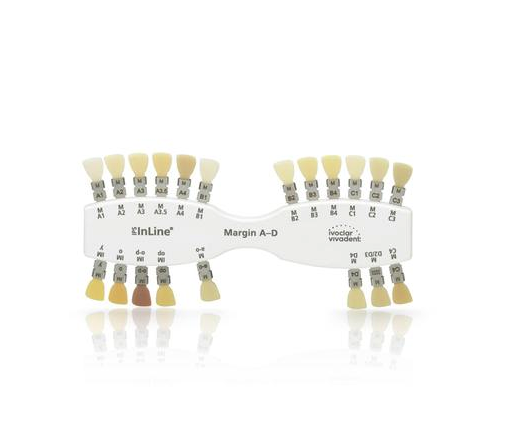 Guida Colori Denti Ivoclar Vivadent A-D 20 Tonalità - Materiale IPS Per Odontoiatria