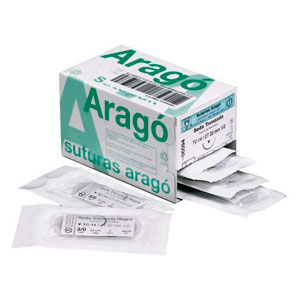 KIT DI PRATICA per Sutura con Filo Monofilamento in Nylon da 12 Pezzi / Set H3G2 EUR 9,30